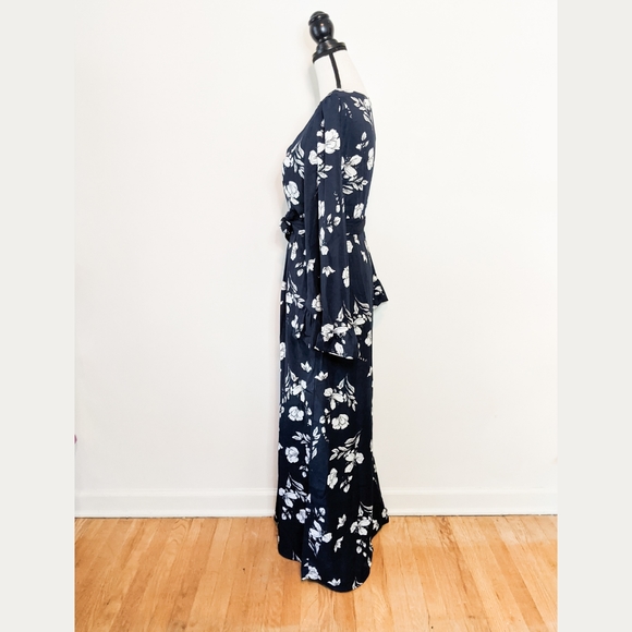 NWT Lucca Hailey Belted Wrap Maxi Dress - Picture 5 of 6